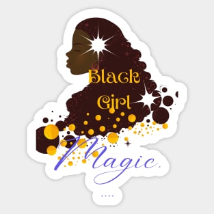 Black Girl Magic Sticker